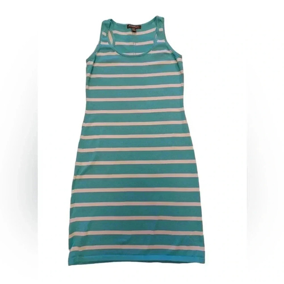 Tommy Bahama Aquamarine Striped Midi Sleeveless Knit Sundress Size Small - Picture 5 of 9